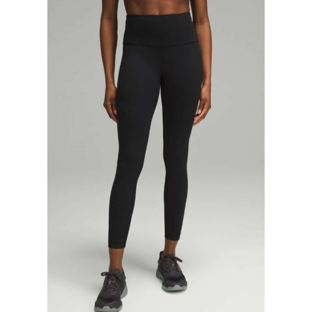 Lululemon Wunder Train High-Rise Ribbed Tight Sz 4‎ Athletic Black